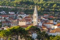 Nice Jelsa in Hvar in Croatia Royalty Free Stock Photo